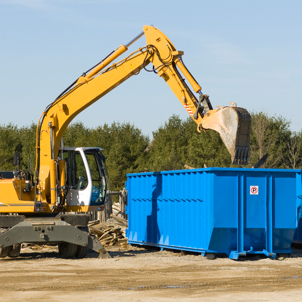 can i choose the location where the residential dumpster will be placed in Cranberry Pennsylvania